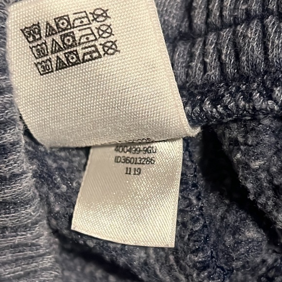 PINK By Victoria’s Secret Jogger Lounge Pant- Navy Blue Heathered-Front pockets - Picture 9 of 11